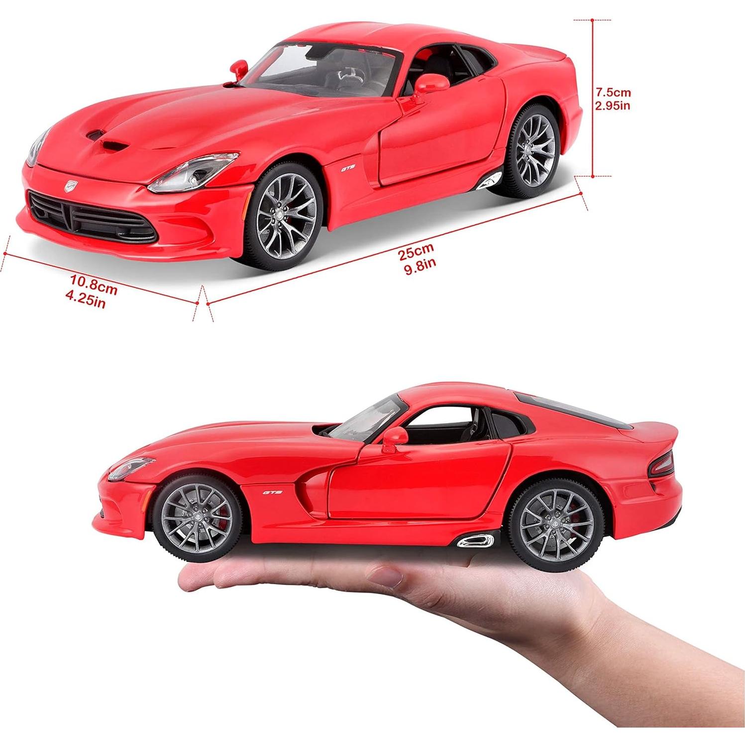 Maisto Vehículo Diecast 1:18 SRT Viper GTS 24.1 cm