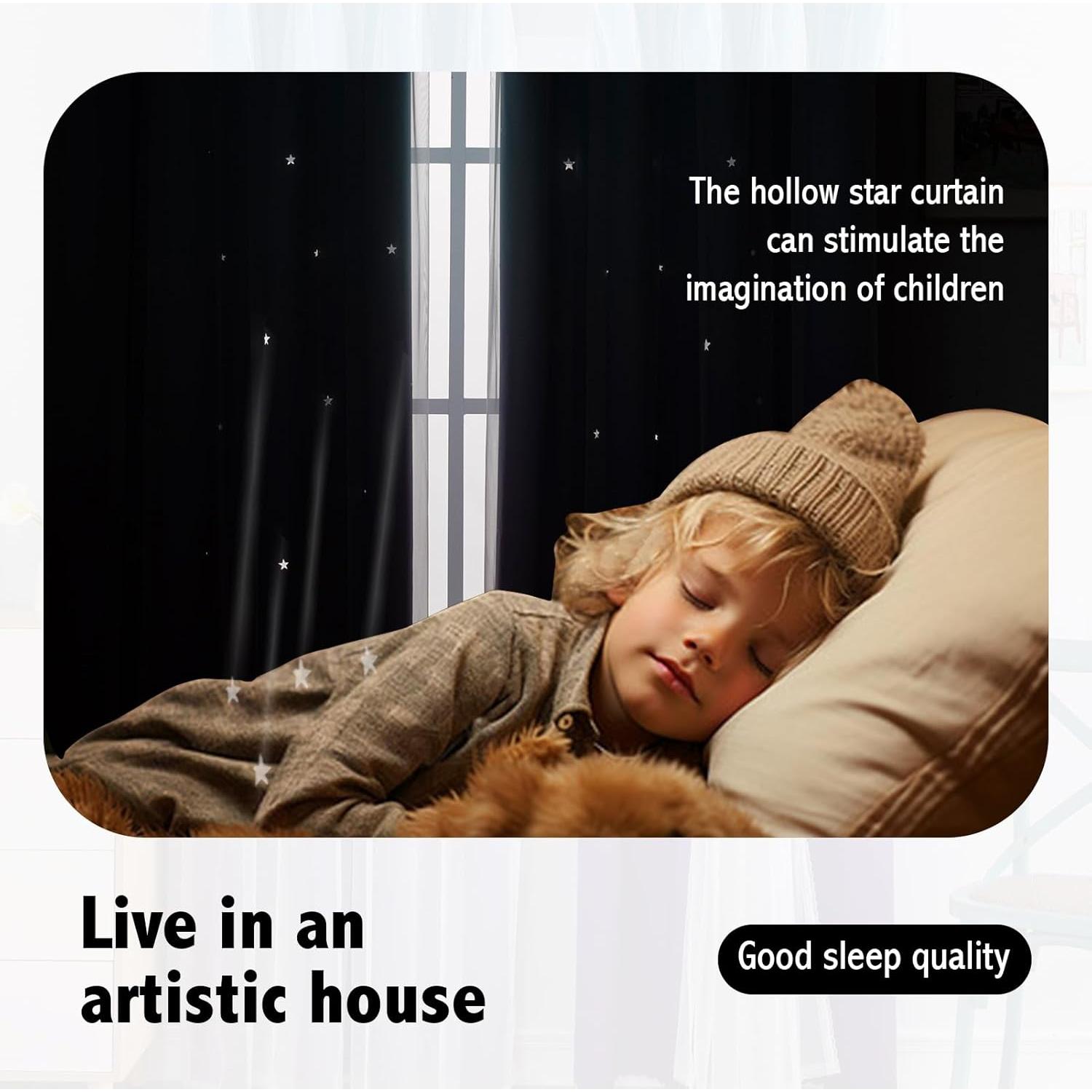 Cortina Blackout Anytime 1 Panel 132x183 cm Azul Púrpura