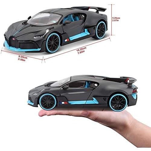 Maisto Bugatti Divo Gris Oscuro 1:24 Diecast Modelo Coche