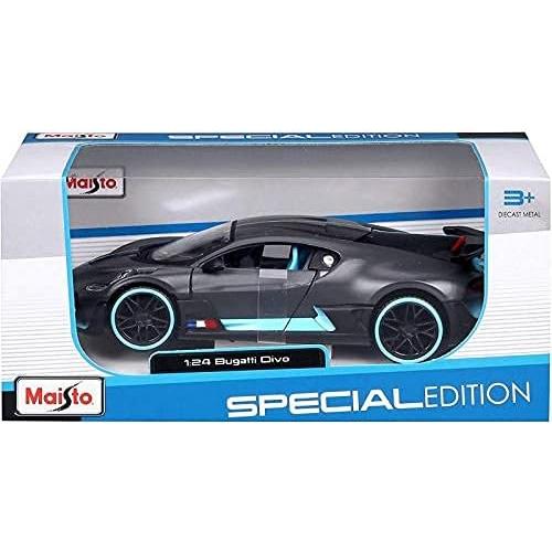 Maisto Bugatti Divo Gris Oscuro 1:24 Diecast Modelo Coche