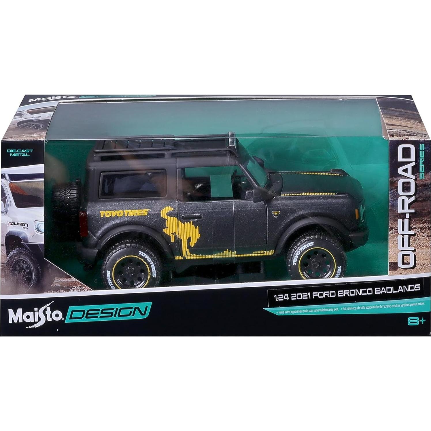 Maisto 1:24 Ford Bronco Off Road 2021 Diecast