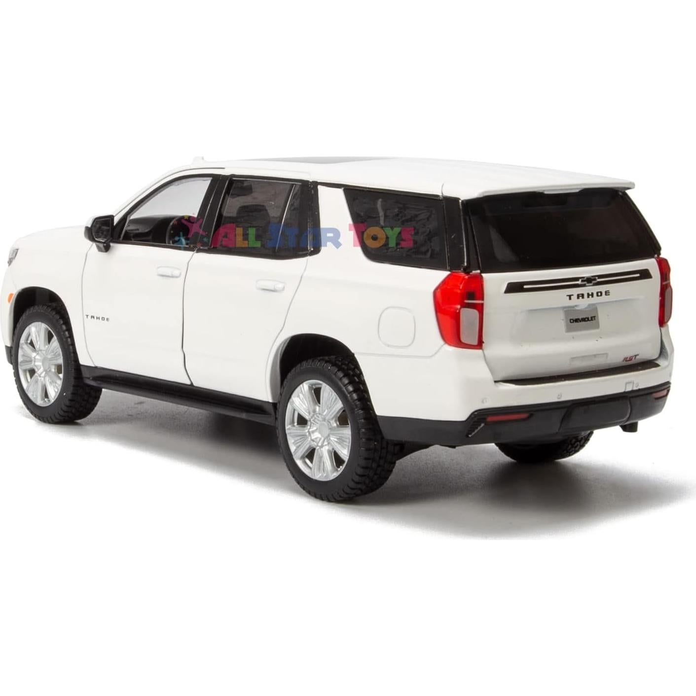 Modelo Diecast Chevrolet Tahoe 2021 Maisto 1:26 Blanco