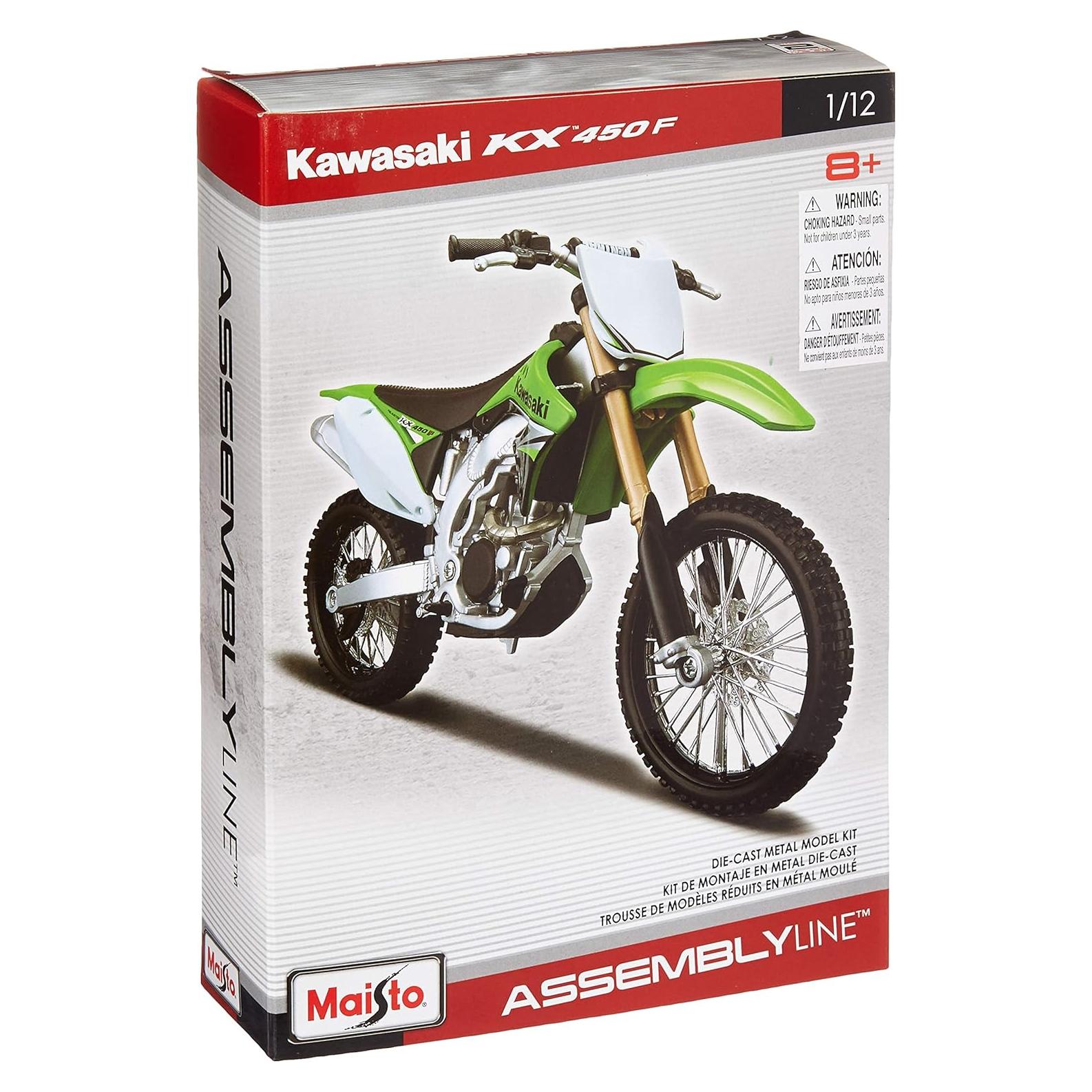 Maisto Kit de Modelo Moto KX 450F 1:12 Grande