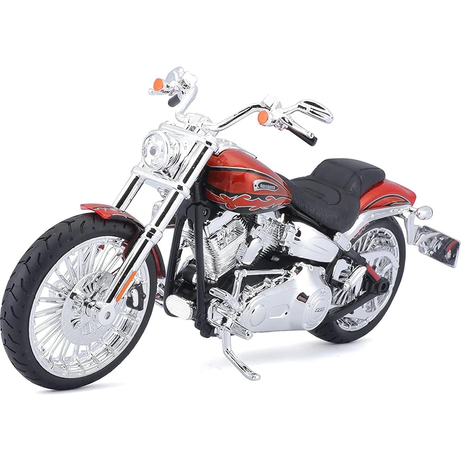 Maisto 2014 Harley Davidson CVO Breakout Modelo 1:12 Naranja