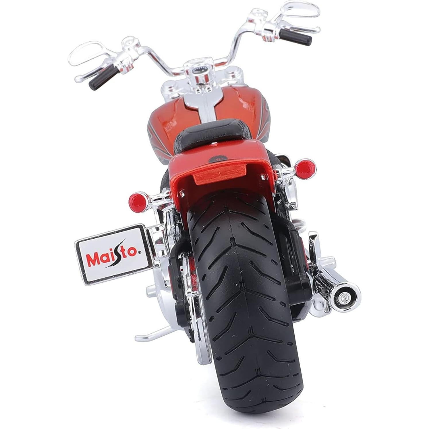 Maisto 2014 Harley Davidson CVO Breakout Modelo 1:12 Naranja