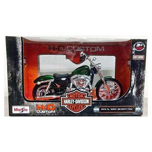 Maisto Modelo Harley Davidson 2013 XL1200V 1/12 Verde