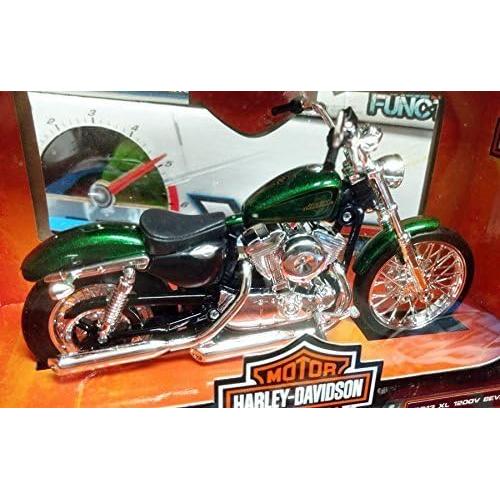 Maisto Modelo Harley Davidson 2013 XL1200V 1/12 Verde