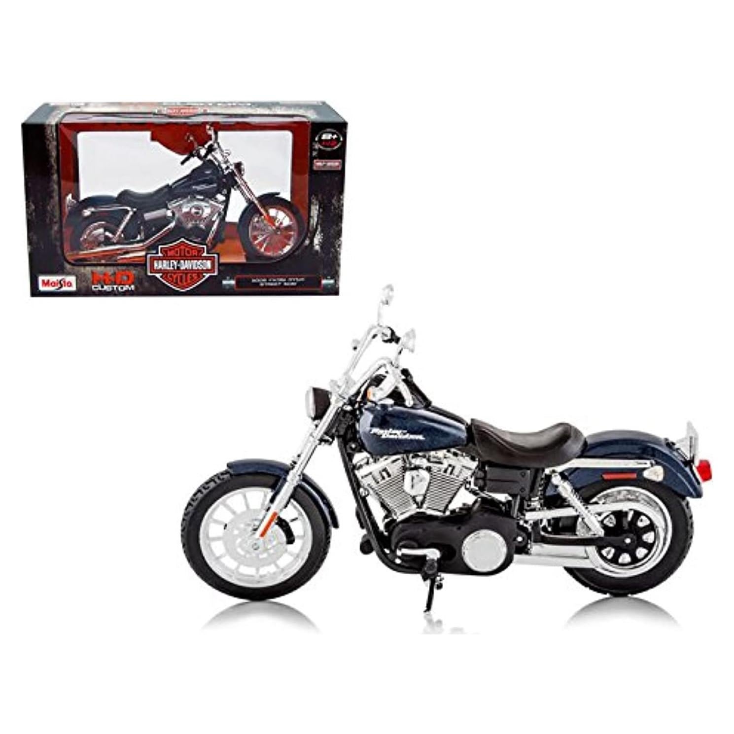 Maisto 2006 Harley Davidson FXDBI Dyna Street Bob 1:12