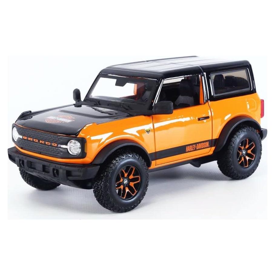 Coche Coleccionable MAISTO 1/24 Ford Bronco Harley Davidson