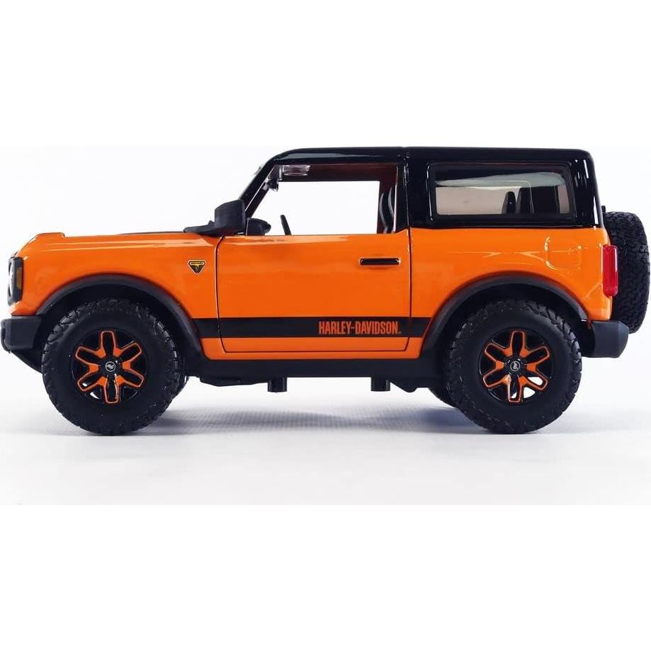 Coche Coleccionable MAISTO 1/24 Ford Bronco Harley Davidson