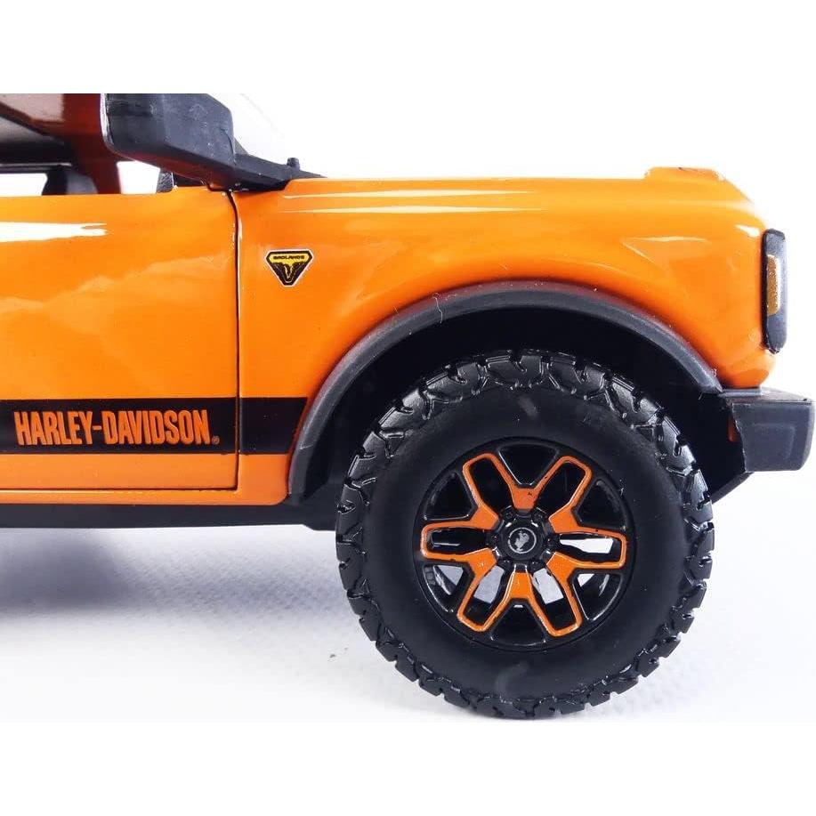 Coche Coleccionable MAISTO 1/24 Ford Bronco Harley Davidson