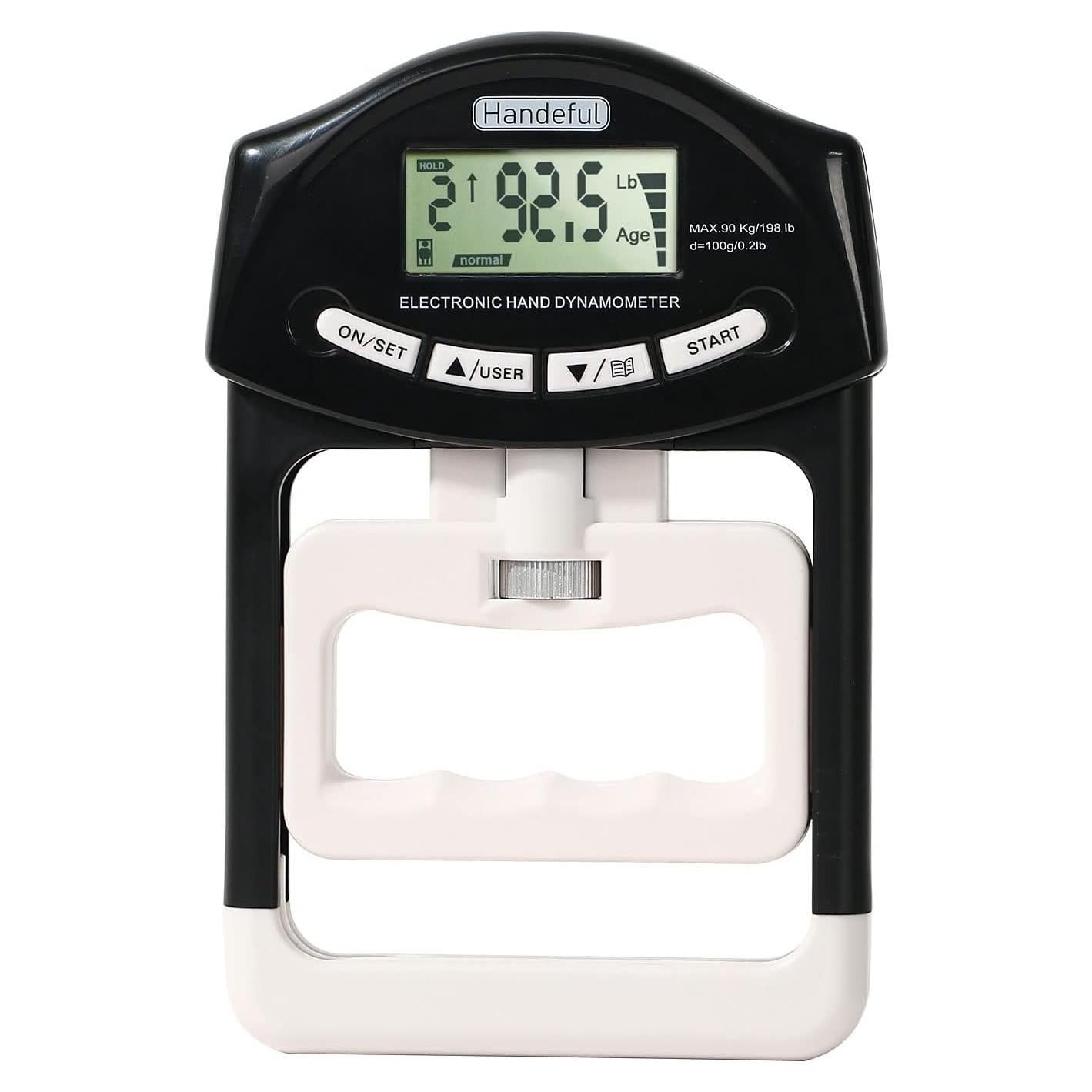 Tester de Fuerza de Agarre Handeful - Medidor Digital 90kg