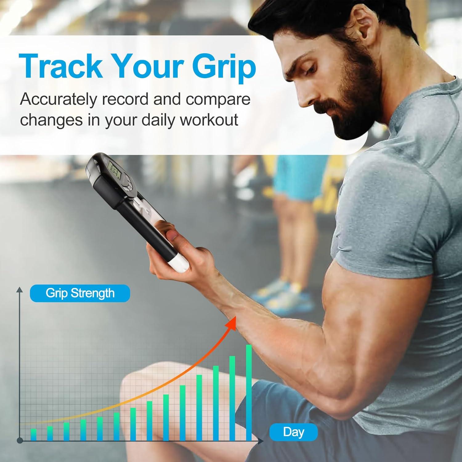 Tester de Fuerza de Agarre Handeful - Medidor Digital 90kg