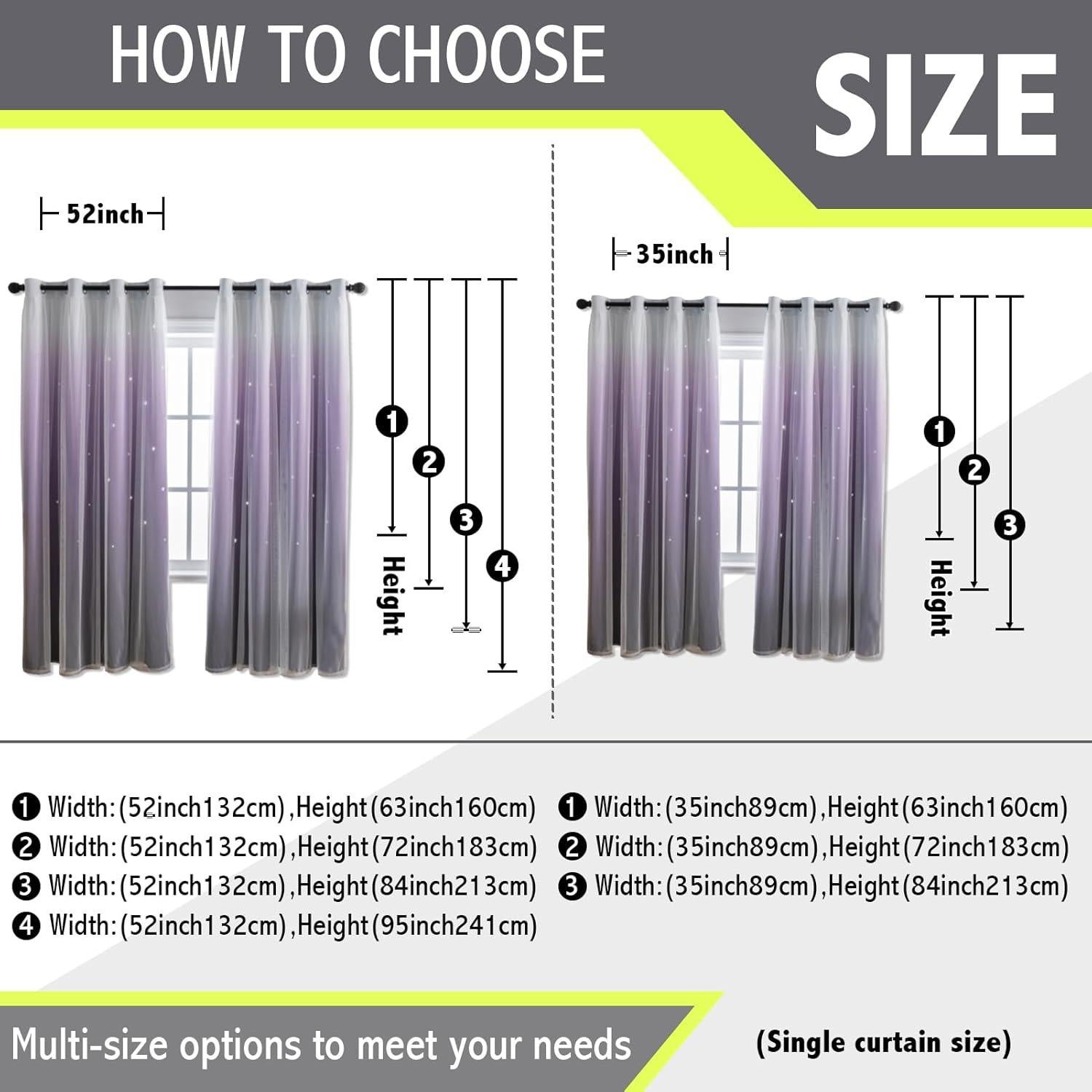 Cortina Opaca Anytime 1 Panel 132x183 cm Princesa Púrpura