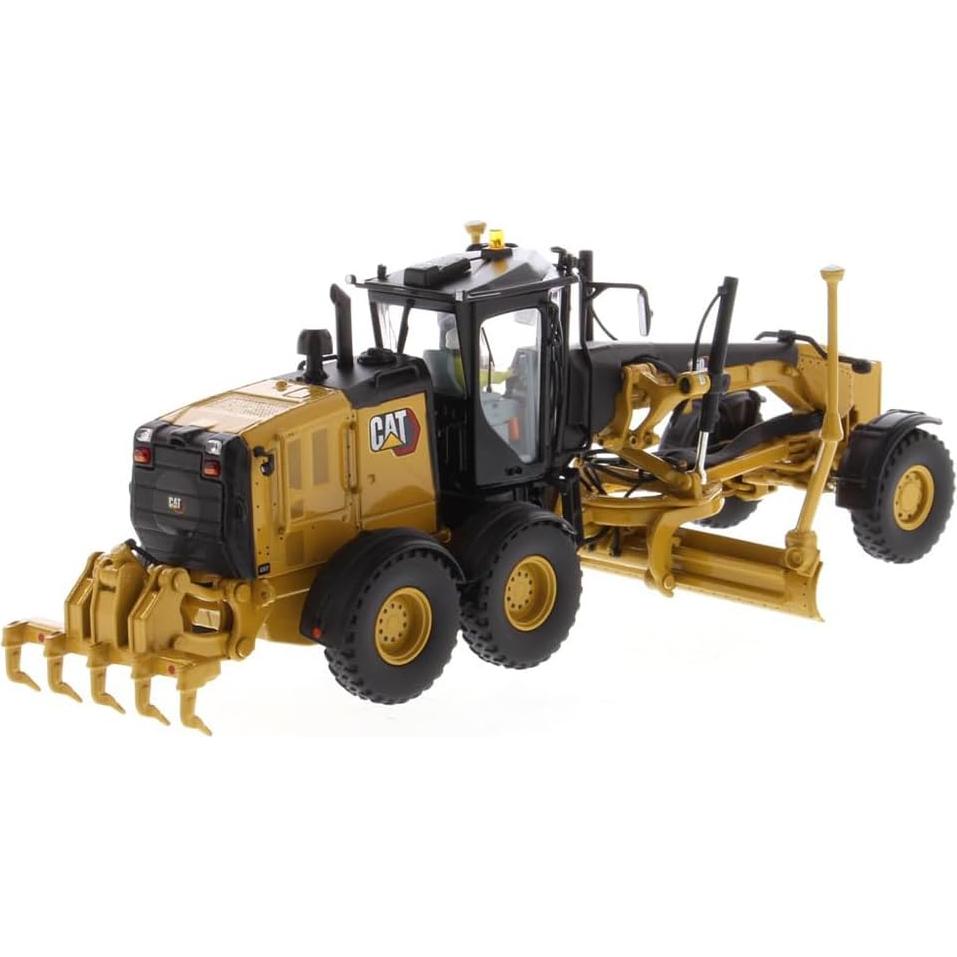 Diecast Masters Motoniveladora Caterpillar 150 1:50 Detalles Realistas