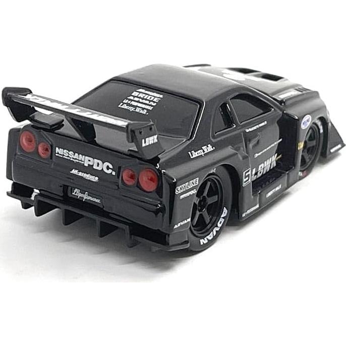 Coche Coleccionable Diecast Maisto 1999 Skyline GT-R R34 Negro 1:64