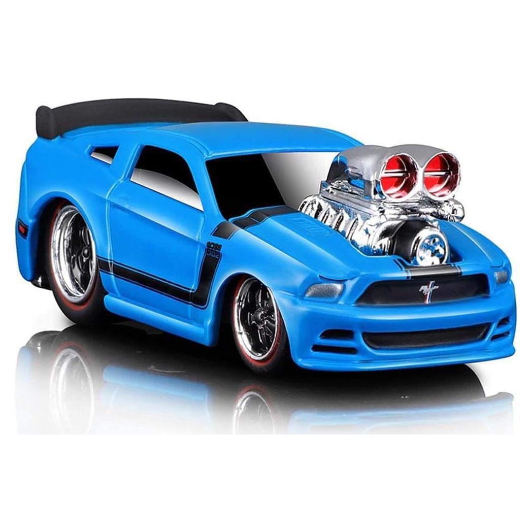 Coche Diecast 1/64 Muscle Machines Boss 302 Azul Claro