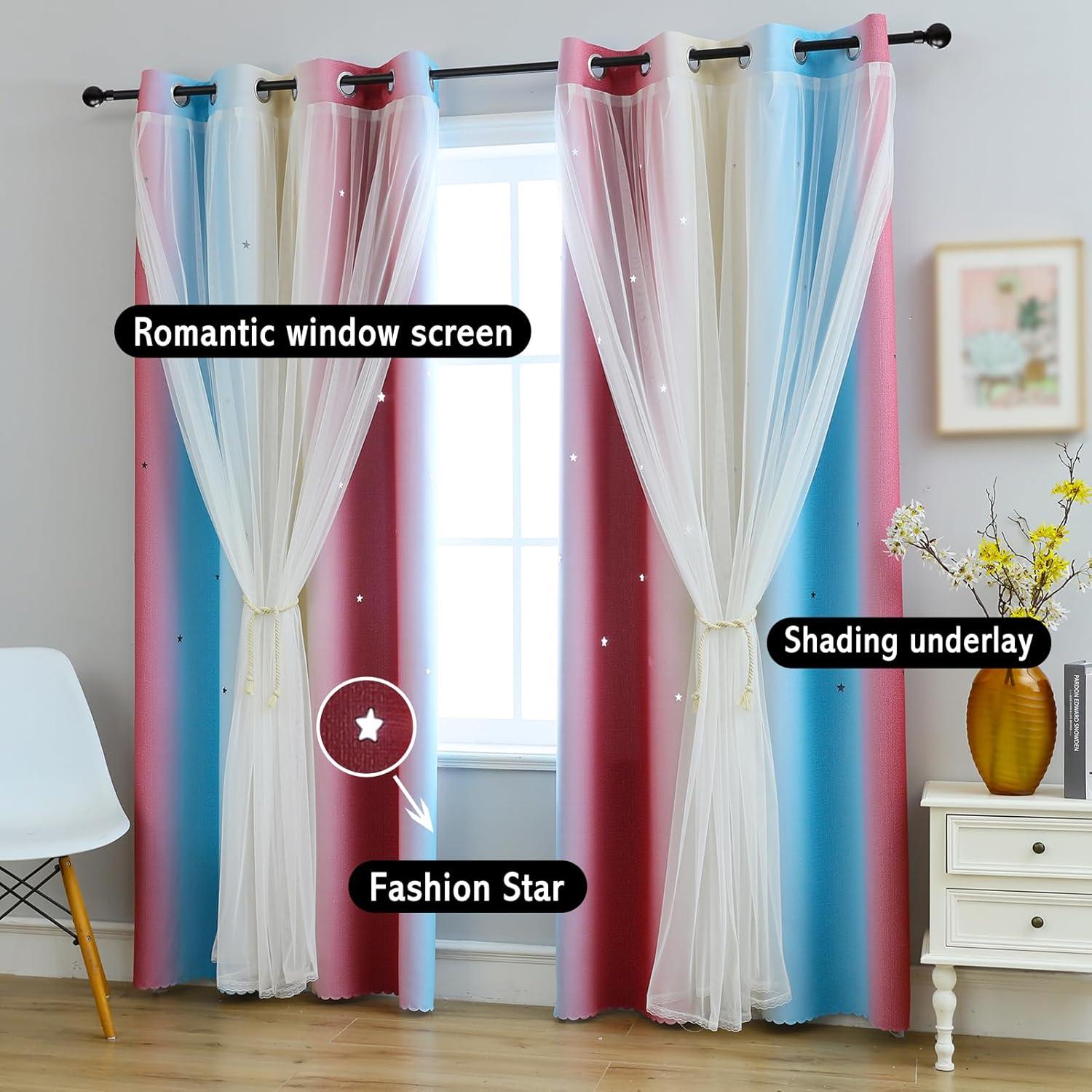 Cortina Opaca Anytime Princesa 132x213 cm Púrpura