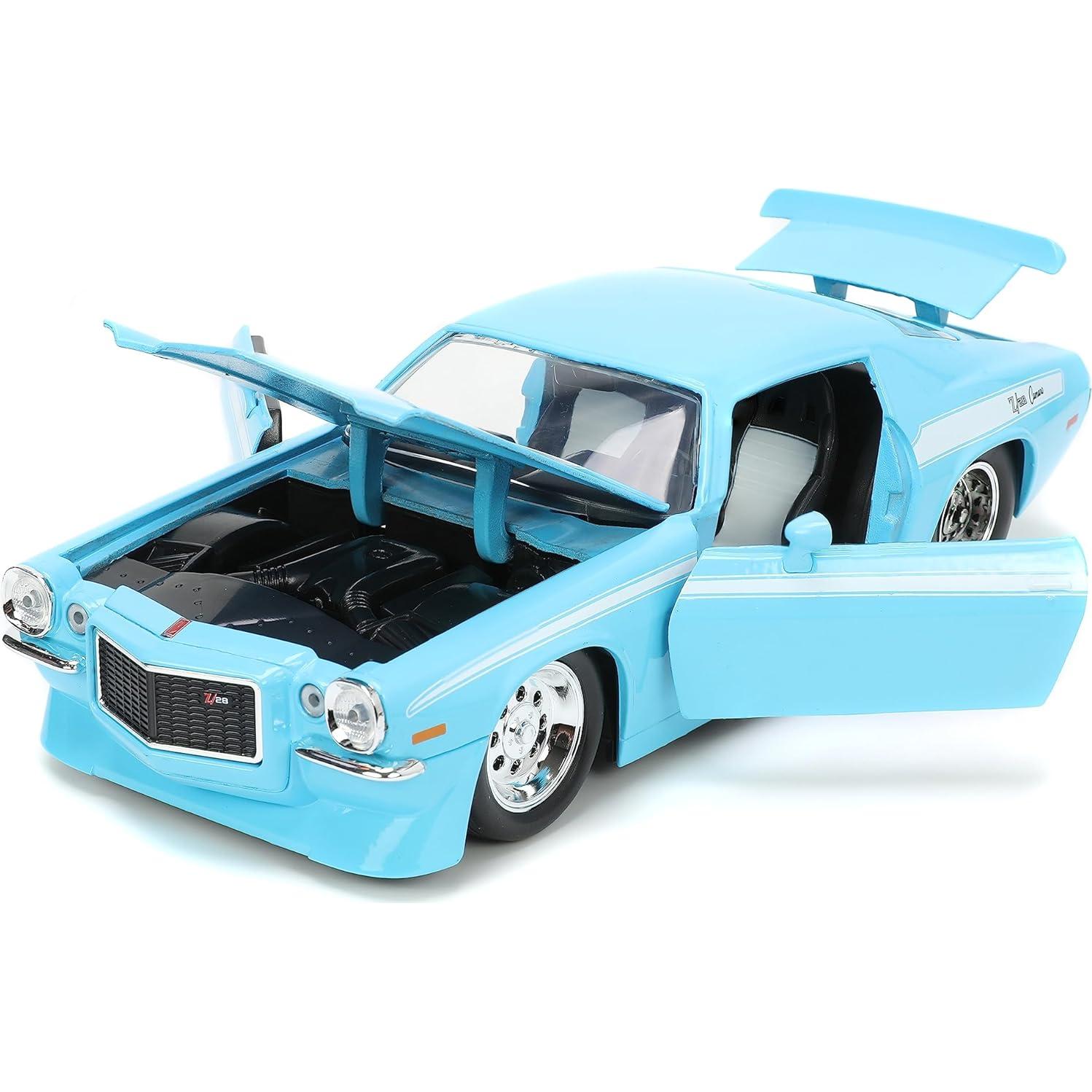 Coche Die-Cast 1:24 Jada Toys 1971 Chevy Camaro Azul
