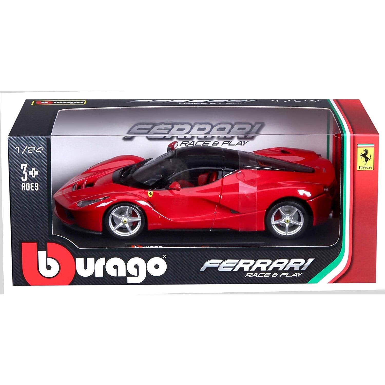 Bburago LaFerrari Diecast Escala 1/24 Rojo con Función Completa