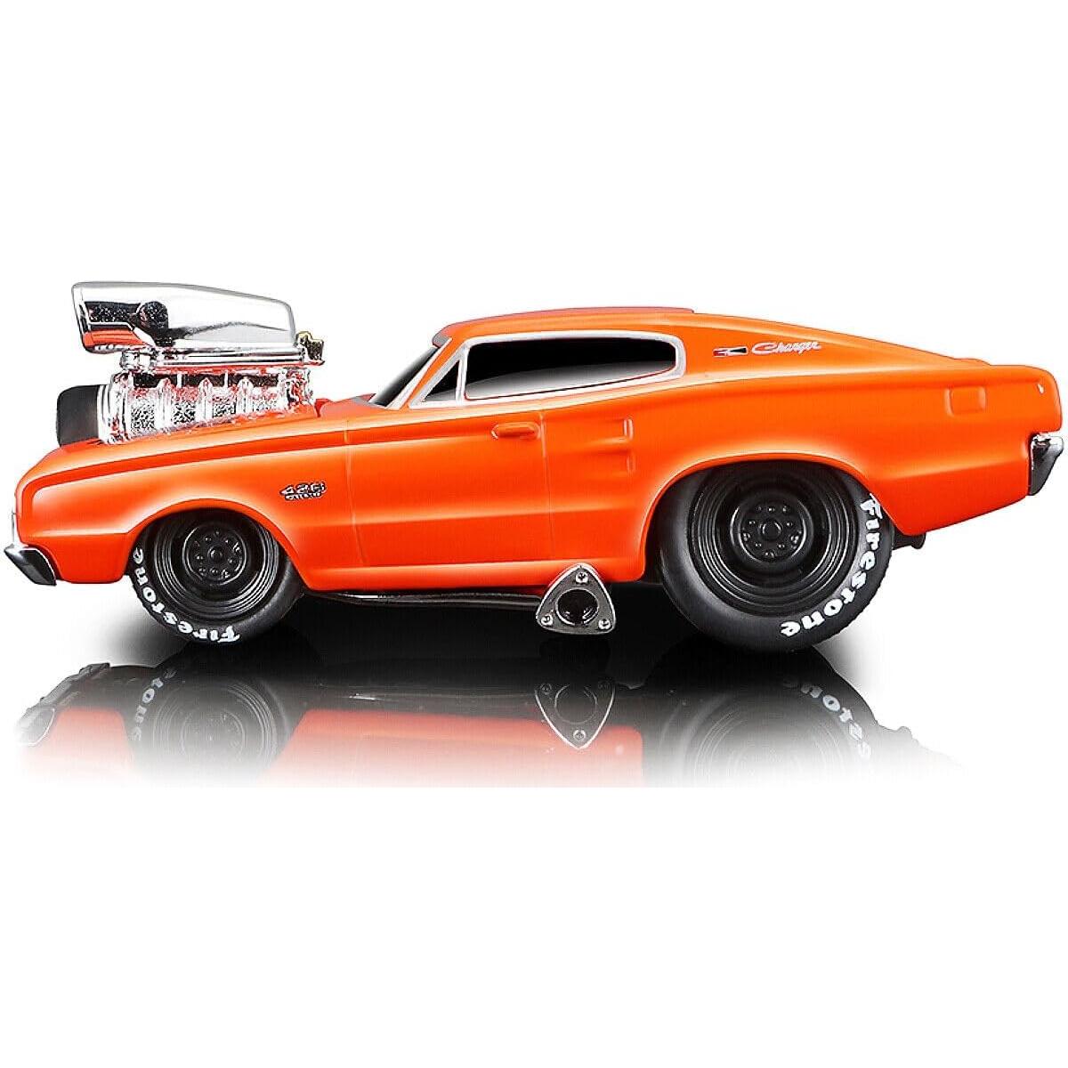 Coche Diecast Dodge Charger 1966 Muscle Machines 1:64 Naranja