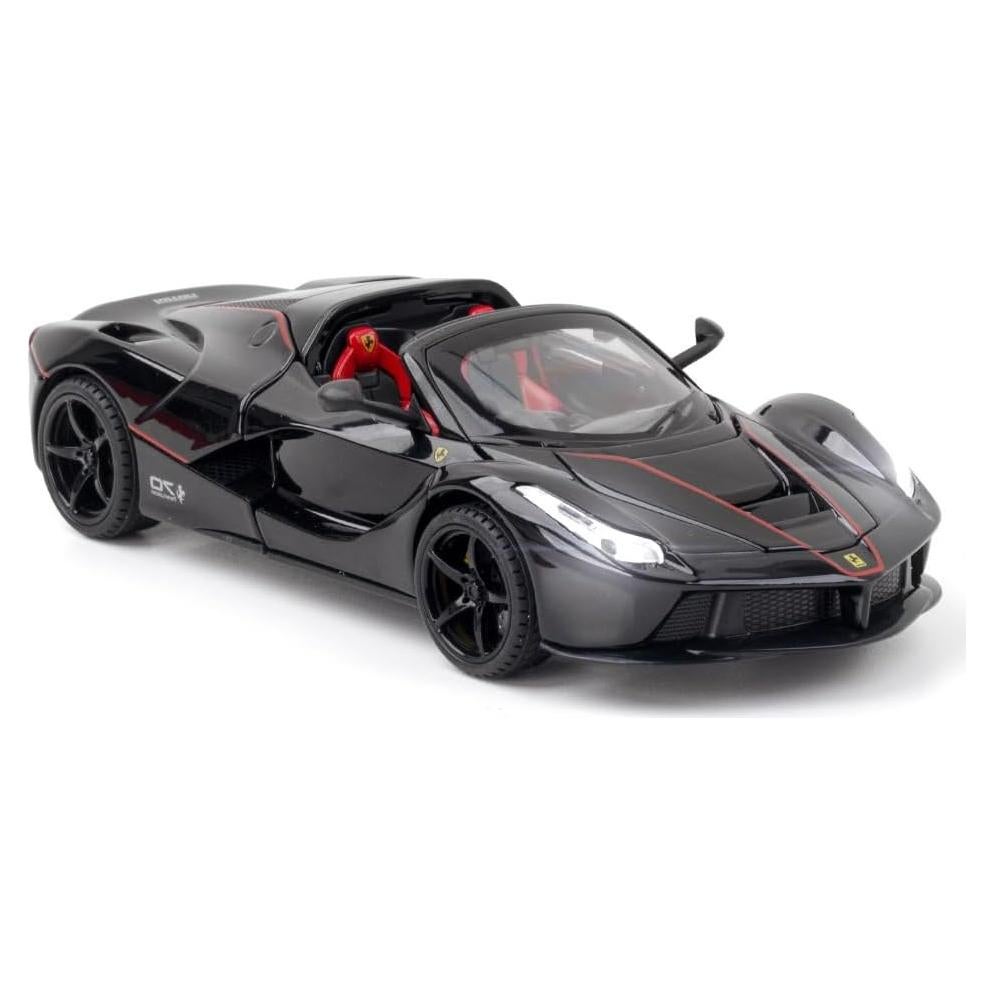 Coche de Juguete LaFerrari Negro 1:24 iLooboo con Luz y Sonido