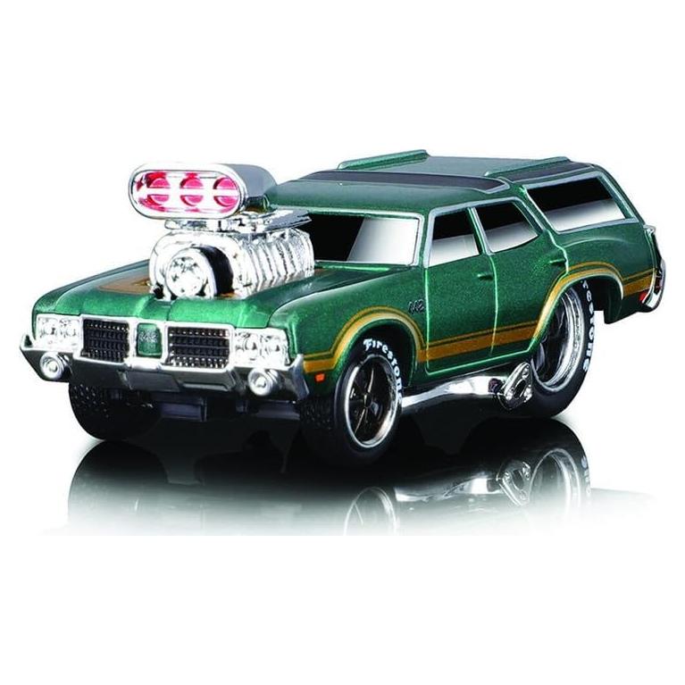 Coche Diecast 1/64 Muscle Machines 1970 Vista Cruiser Verde