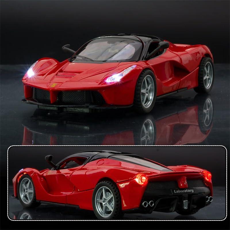 Modelo de Coche Diecast LaFerrari Roja 1:32 con Retroceso