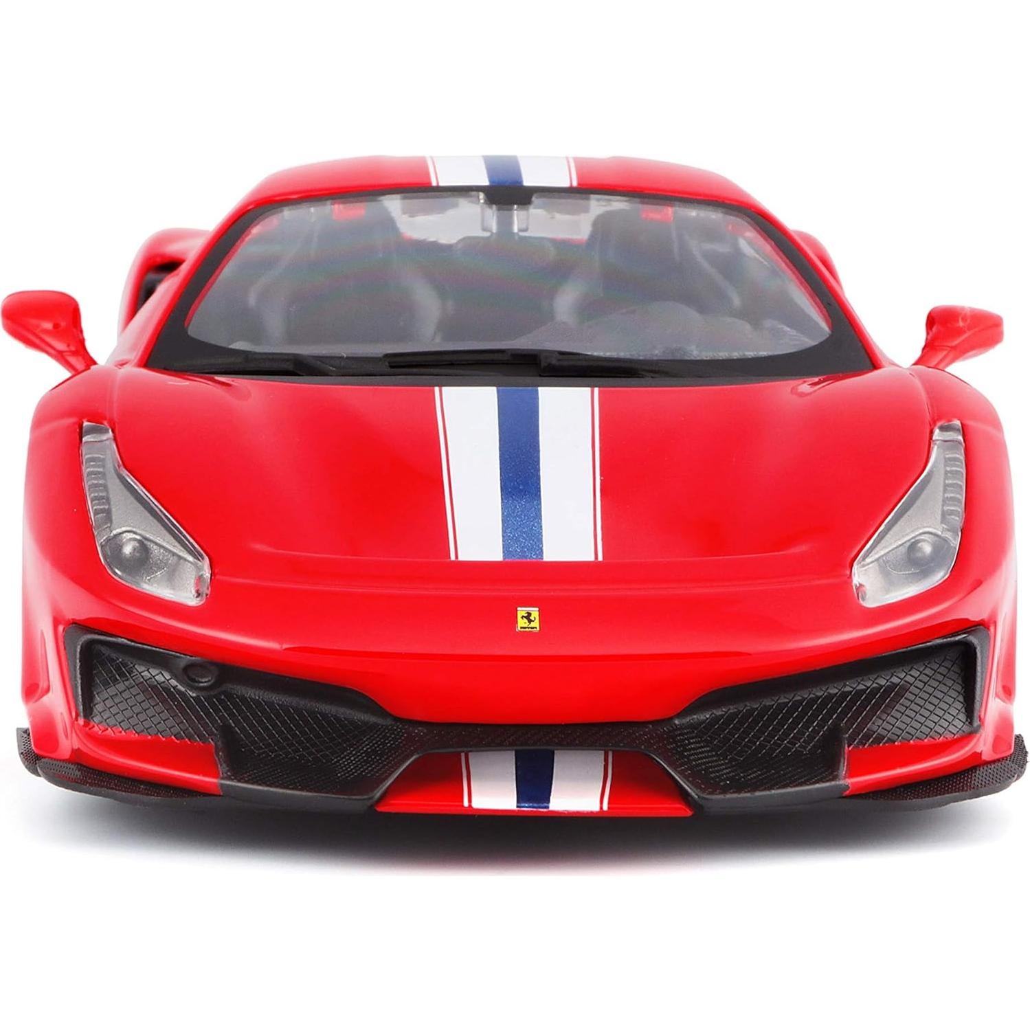 Bburago Ferrari 488 Pista 1:18 Diecast Rojo
