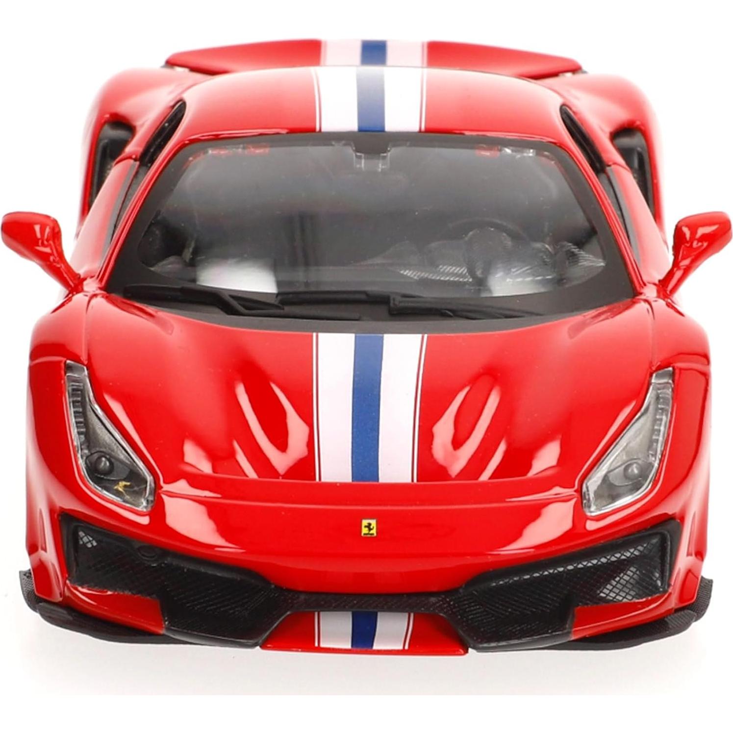Bburago Ferrari 488 Pista 1:18 Diecast Rojo