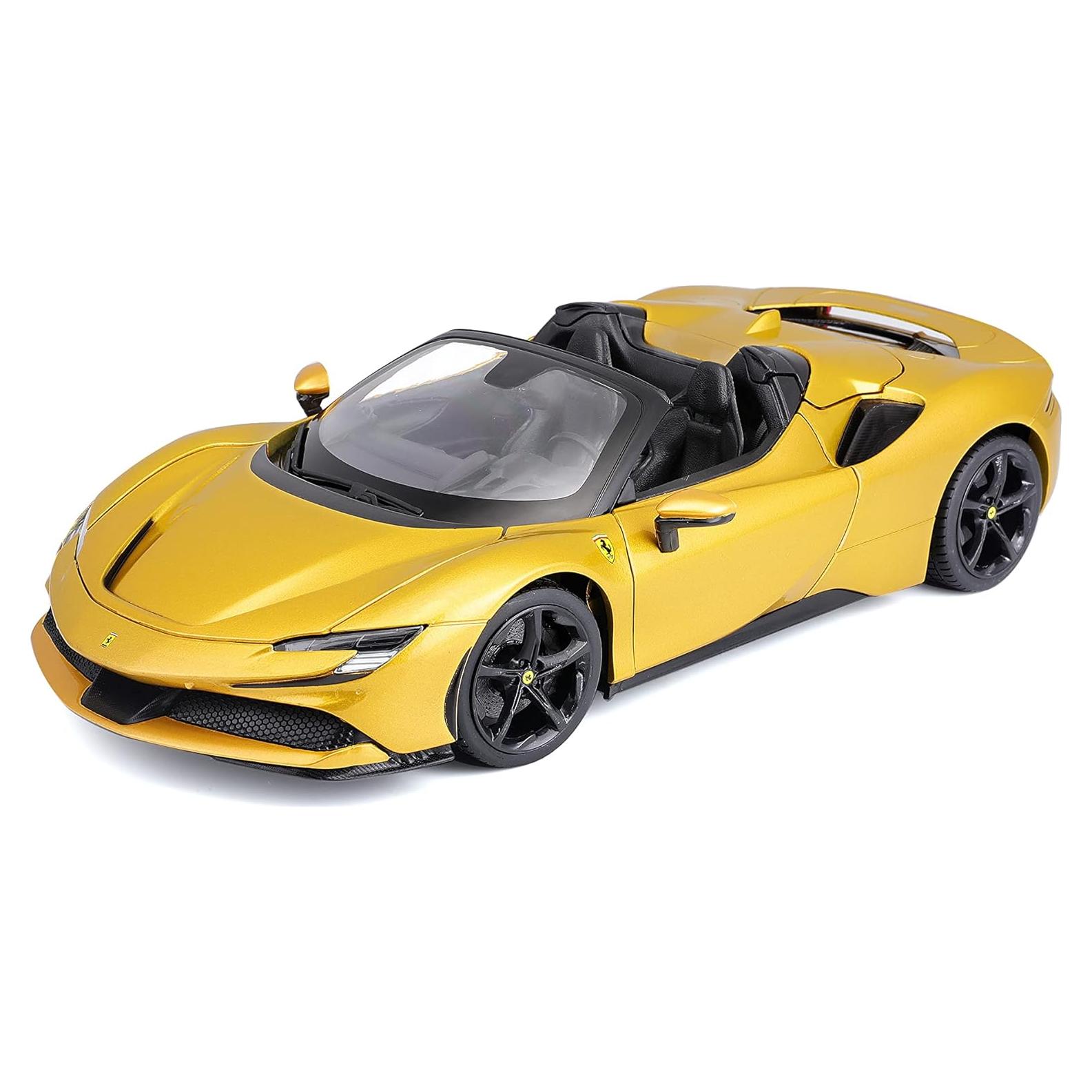 Bburago Ferrari SF90 Spider 1:18 Vehículo Infantil Amarillo