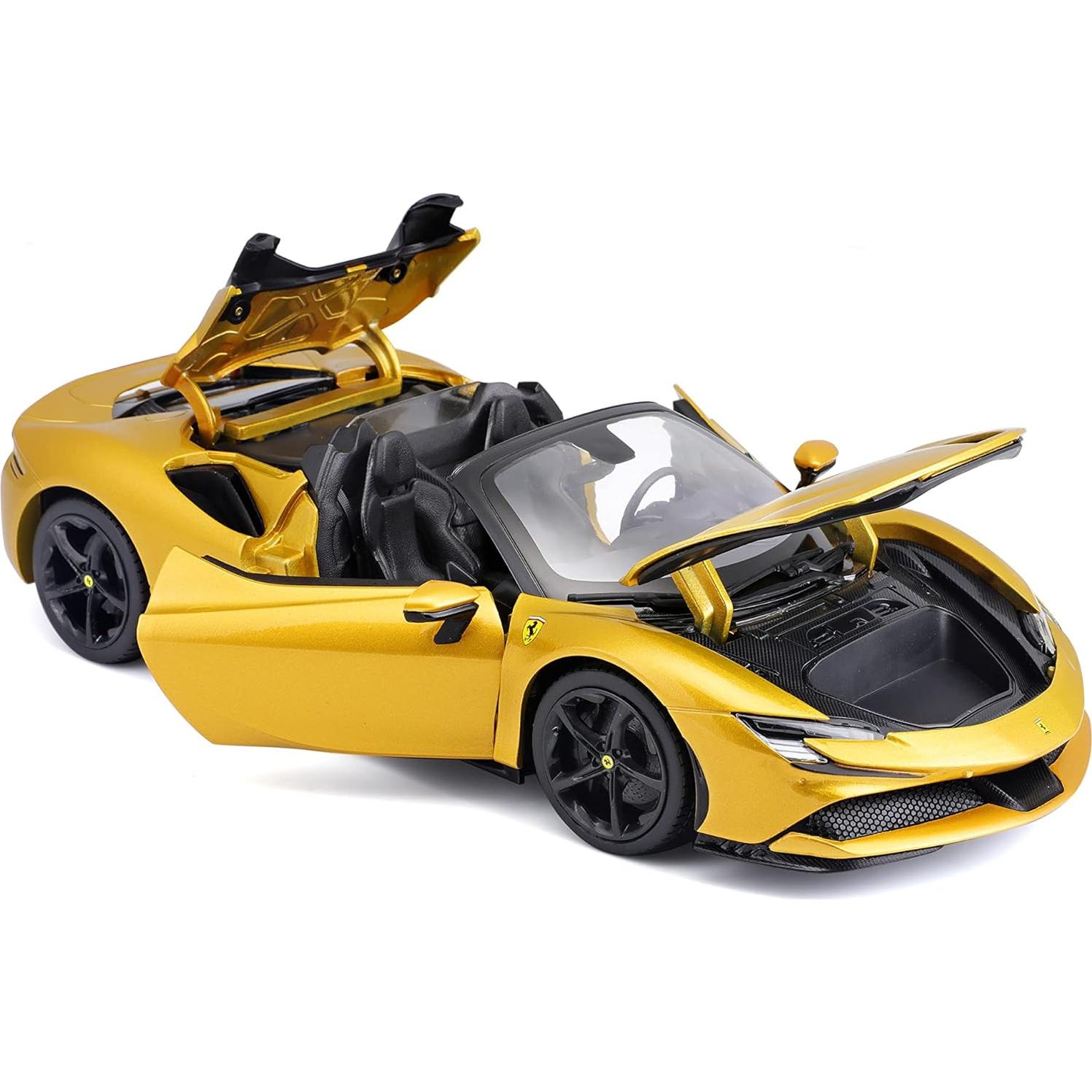 Bburago Ferrari SF90 Spider 1:18 Vehículo Infantil Amarillo