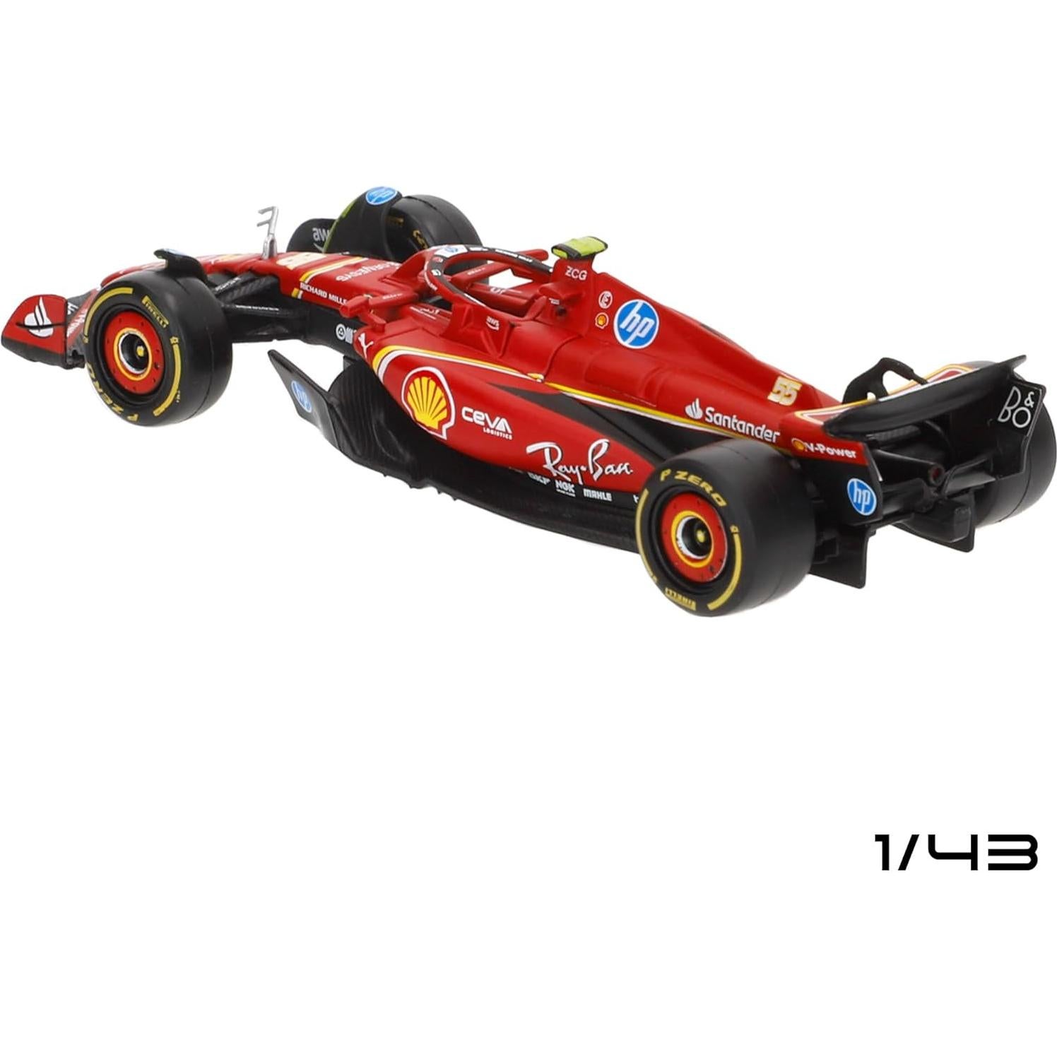 Bburago 1:43 Ferrari SF-24 2024 Modelo Die-Cast Coleccionable