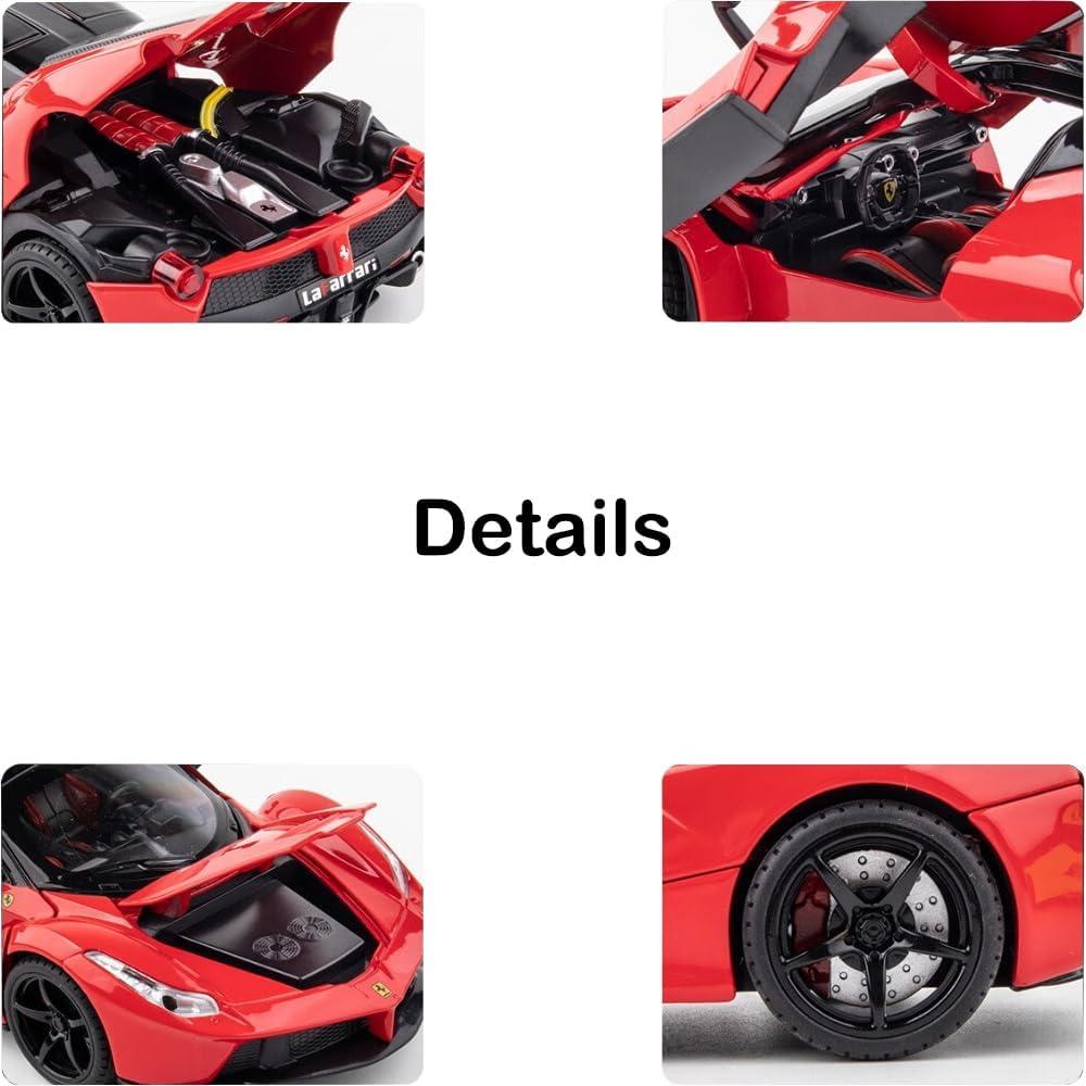 Coche de Juguete Ferrari LaFerrari 1:22 Metal con Luz y Sonido