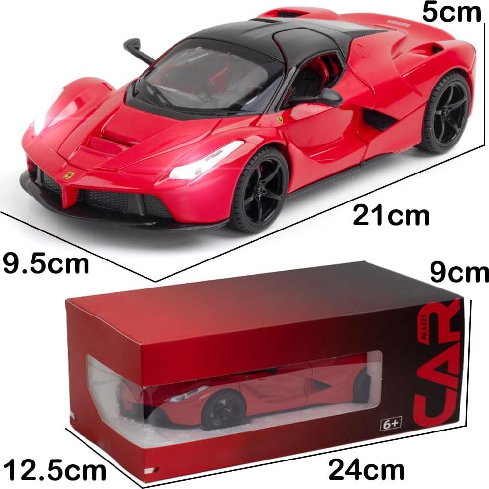 Coche de Juguete Ferrari LaFerrari 1:22 Metal con Luz y Sonido