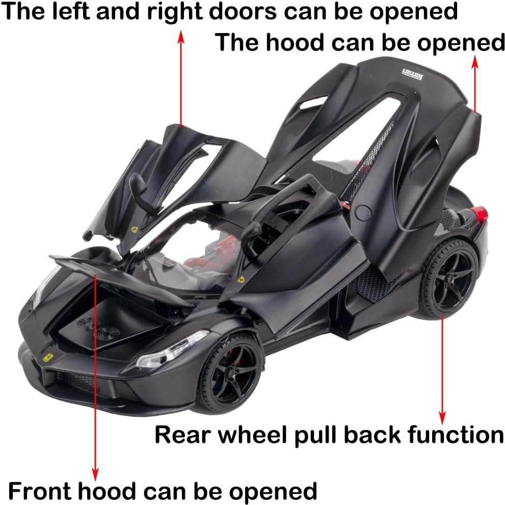 Coche de Juguete Ferrari LaFerrari 1:24 iLooboo con Luz y Sonido