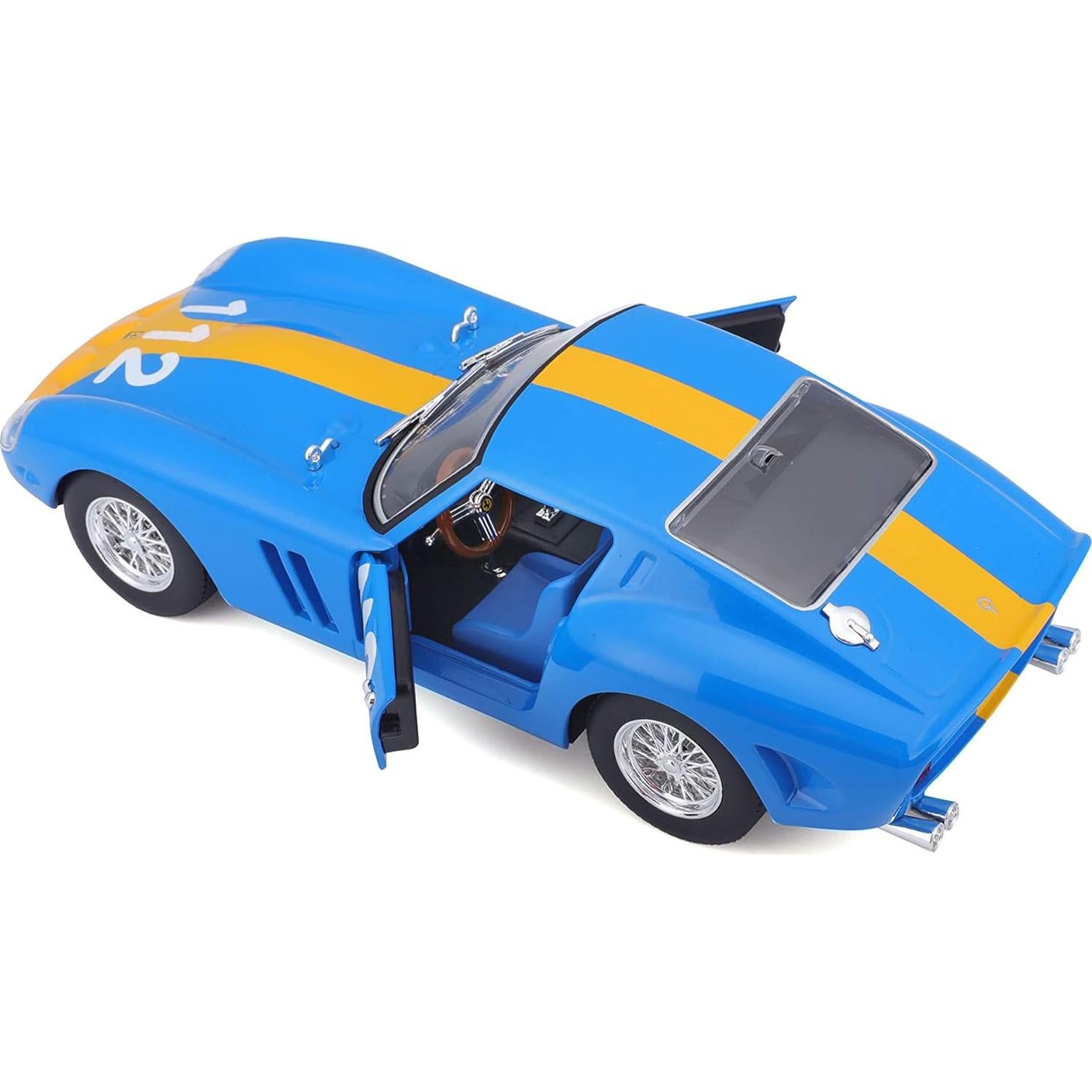 Modelo a Escala 1:24 Bburago Ferrari 250 GTO Azul