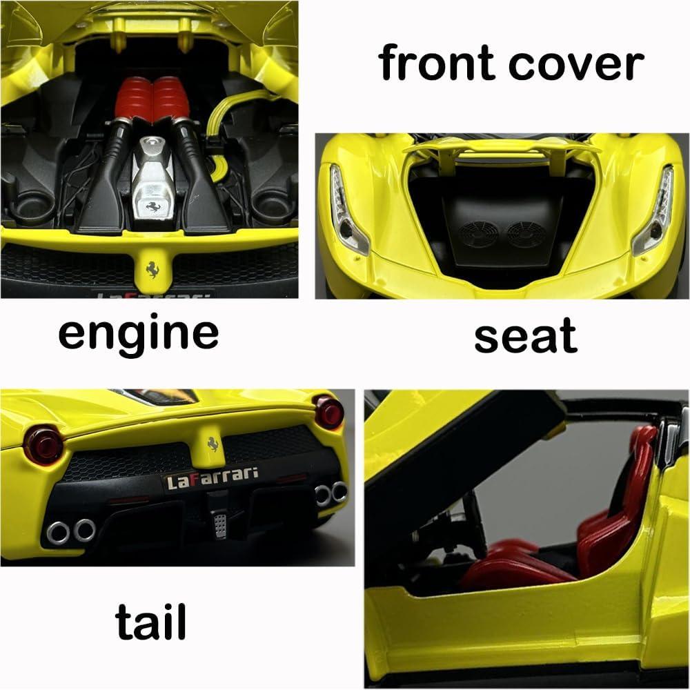 Coche de Juguete LaFerrari iLooboo 1:24 con Sonido y Luz