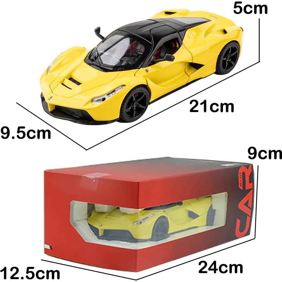 Coche de Juguete LaFerrari iLooboo 1:24 con Sonido y Luz