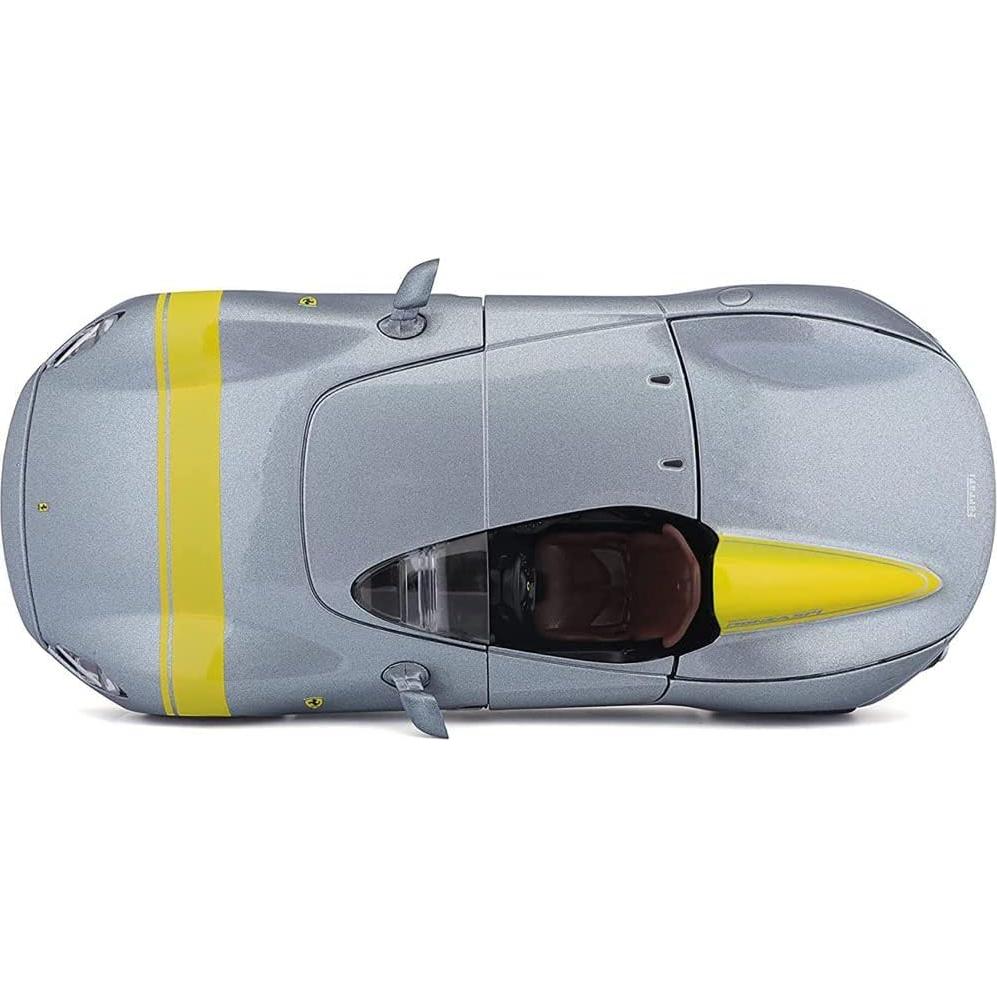 Bburago Ferrari Monza SP-1 1:18 Gris - Modelo Coleccionable