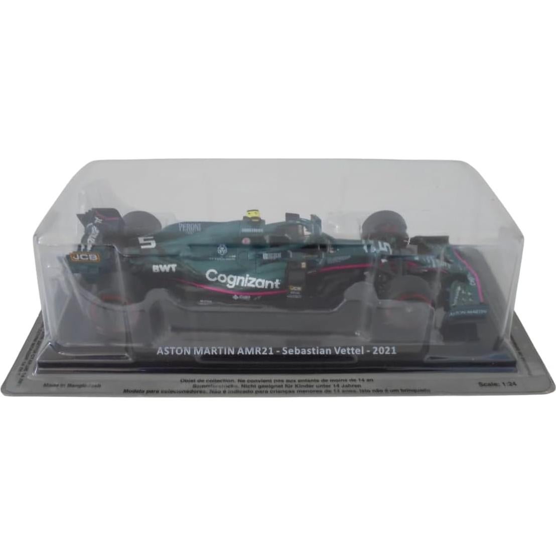 Coche de modelo F1 Aston Martin AMR21 1/24 OPO 10