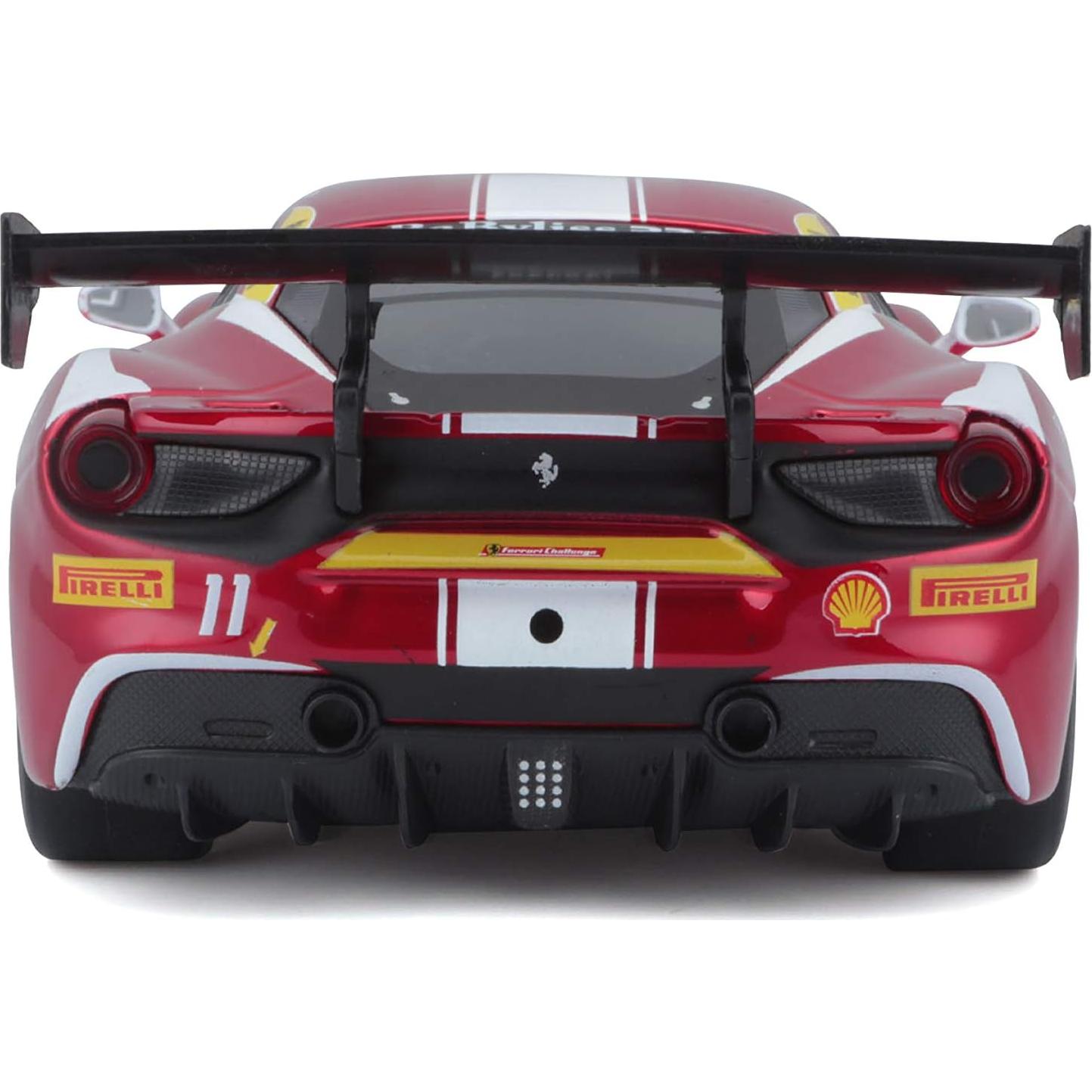 Bburago 1:18 Racing 488 Challenge Rojo Modelo Coleccionable