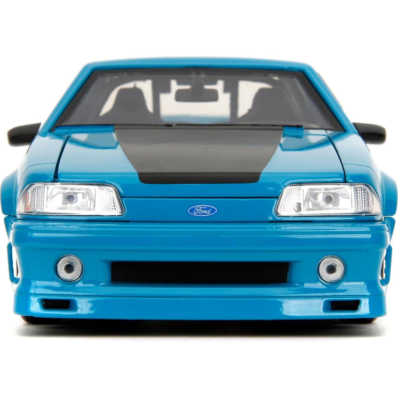 Coche Die-Cast Jada Toys 1:24 Ford Mustang 1989 Rápido y Furioso