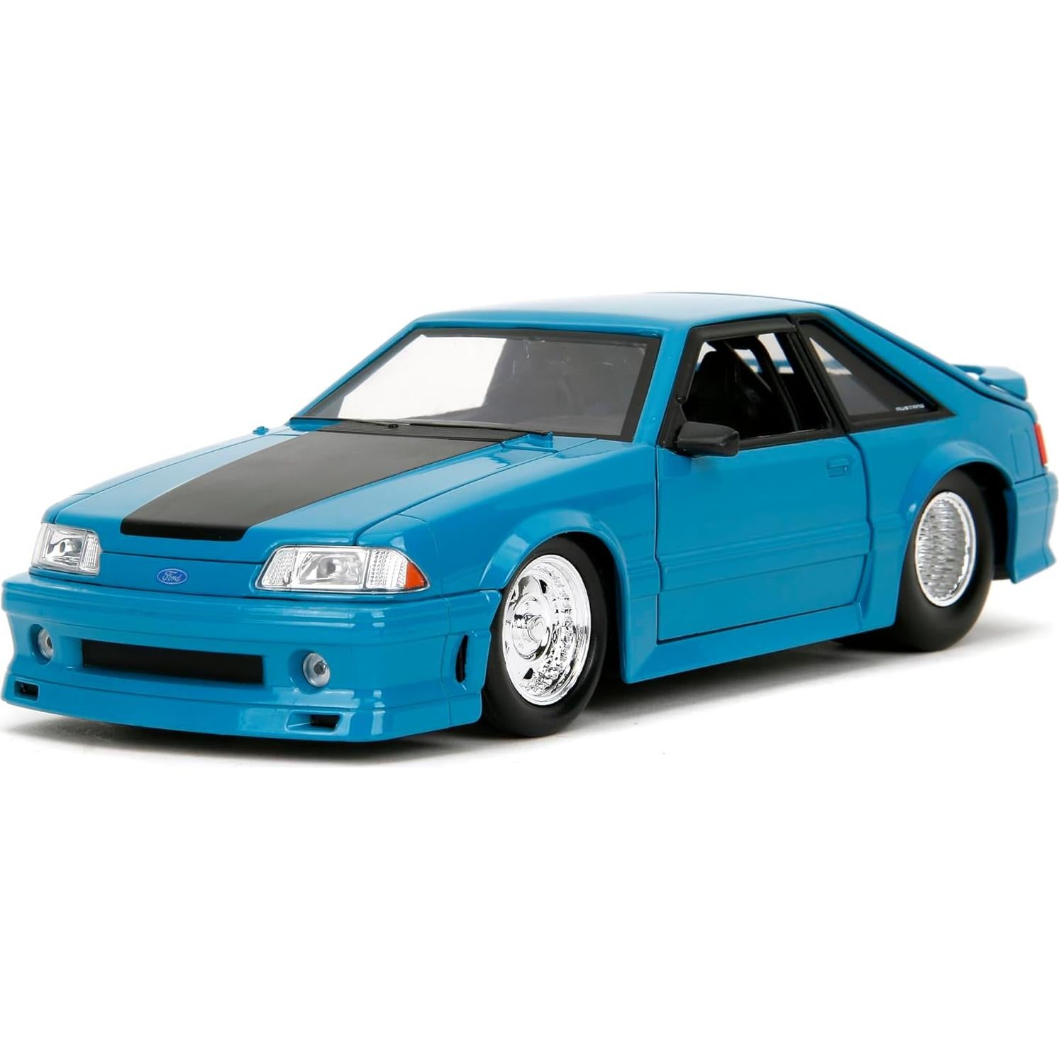 Coche Die-Cast Jada Toys 1:24 Ford Mustang 1989 Rápido y Furioso