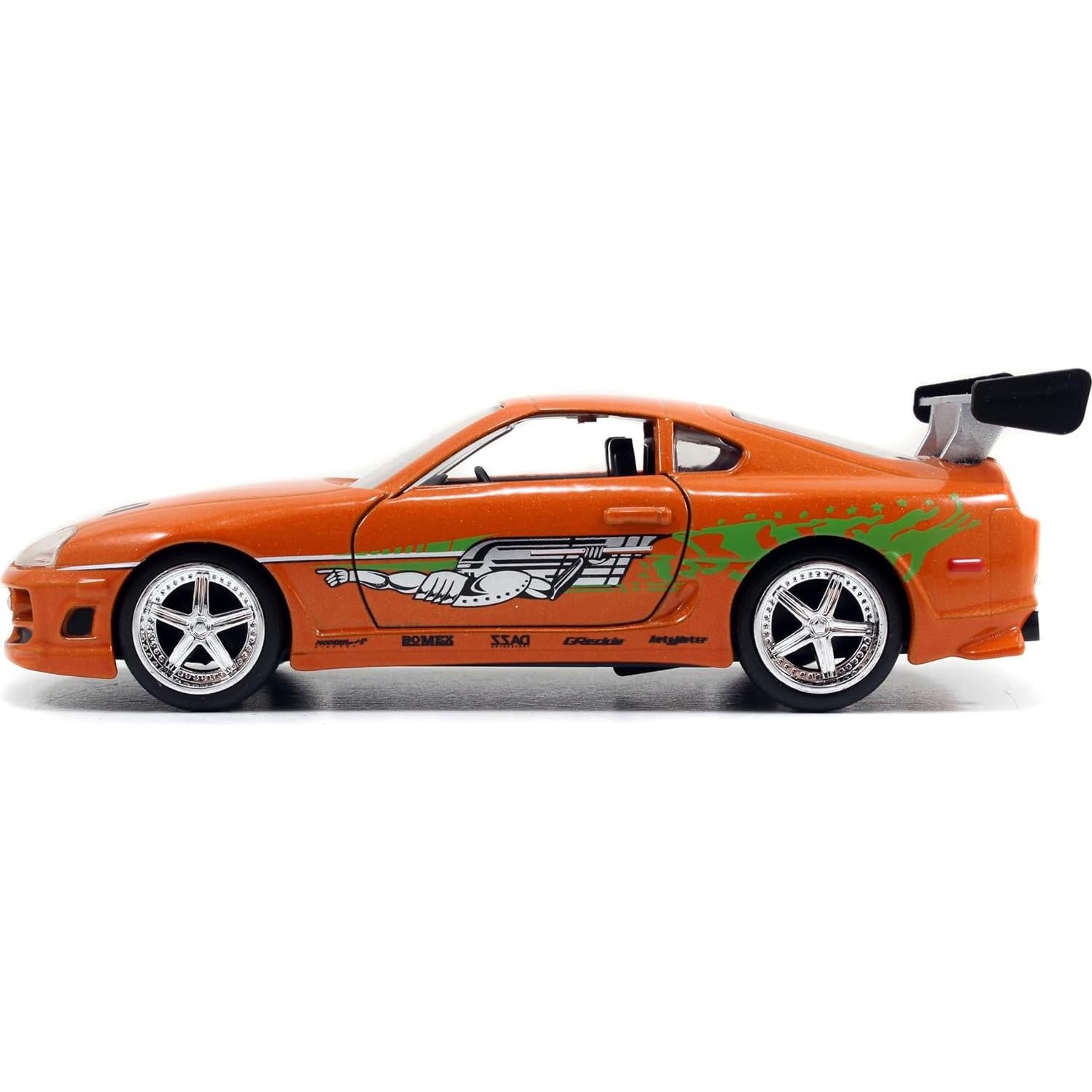Coche Die-Cast 1:32 Jada Toyota Supra 1995 Naranja