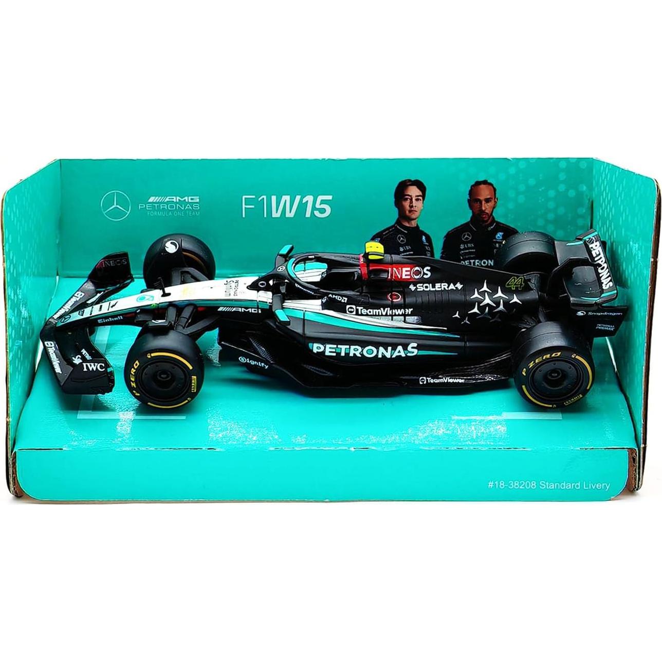 Modelo de Coche Diecast 1:43 Xiangtat F1 W15 Lewis Hamilton