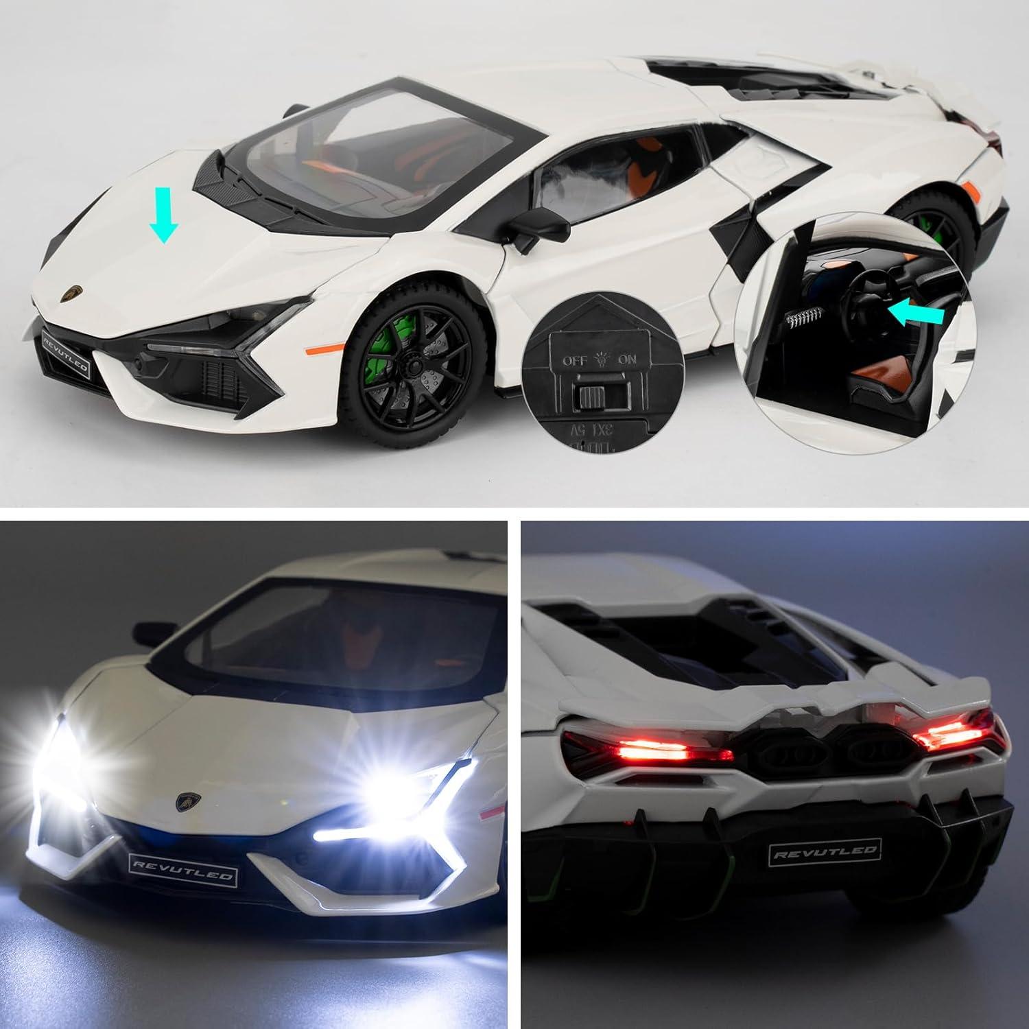 Coche de Juguete Lamborghini Reventon 1/24 con Luz y Sonido