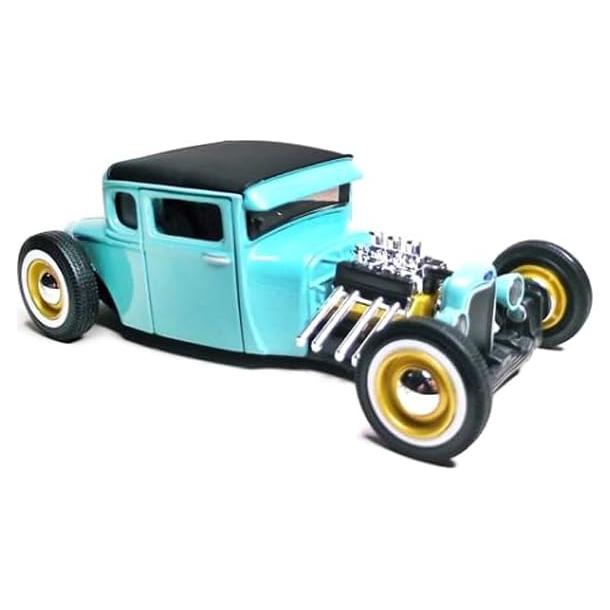 Coche Diecast Modelo A 1929 Verde Techo Negro Maisto 1/24