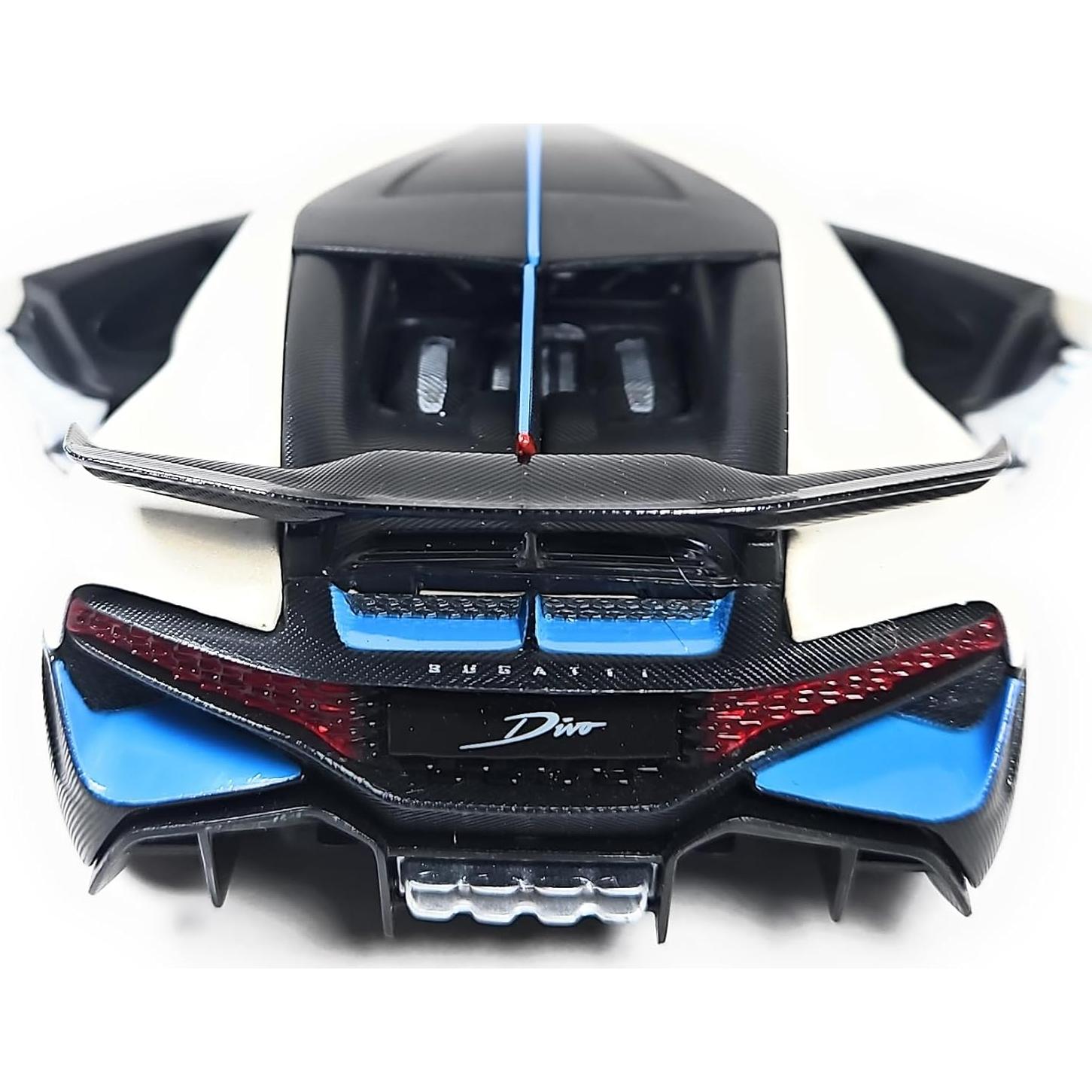 Maisto Modelo a Escala 1/24 Bugatti Divo 2018 Blanco Mate