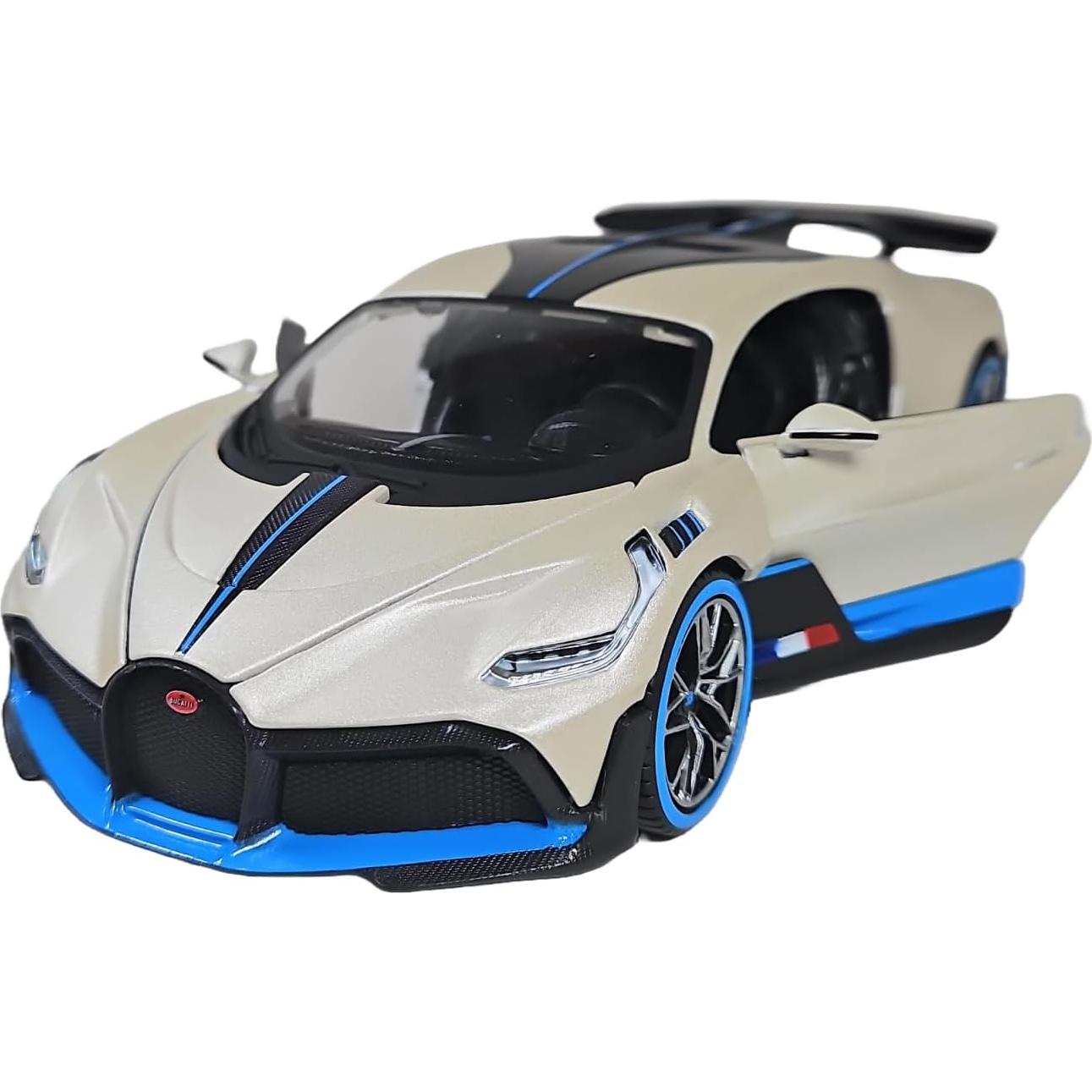 Maisto Modelo a Escala 1/24 Bugatti Divo 2018 Blanco Mate